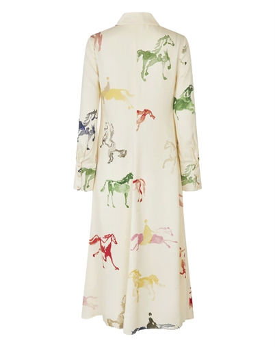 Stine Goya - Midi Polo Kjole - Horses 